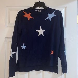 THML Navy Star Sweater size XS